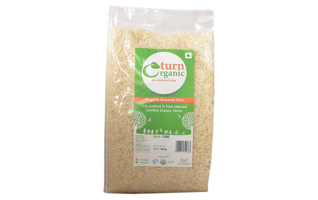 Turn Organic Basmati Rice    Pack  1 kilogram